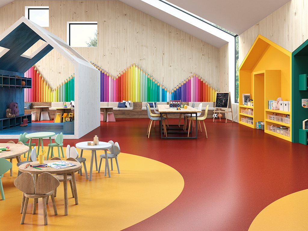 How do you create a safe and creative environment in daycare?